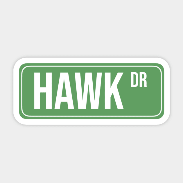 hawk drive Sticker by lolsammy910